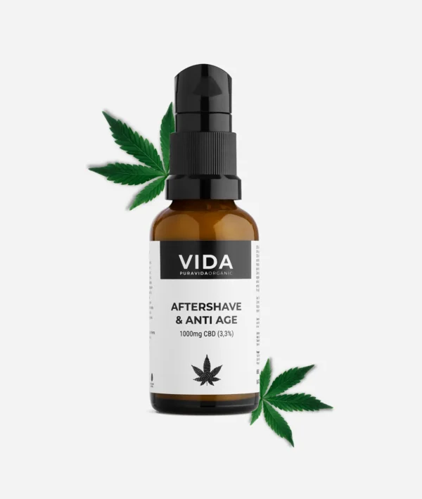 Men’s CBD Aftershave & Anti age serum